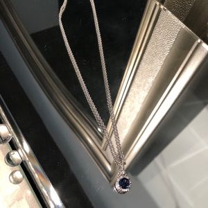 Judith Ripka Blue Topaz Necklace